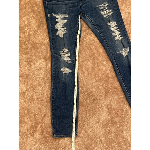 Pacsun Womens Blue Denim Ripped Skinny Jeans Size 30 - Picture 13 of 16